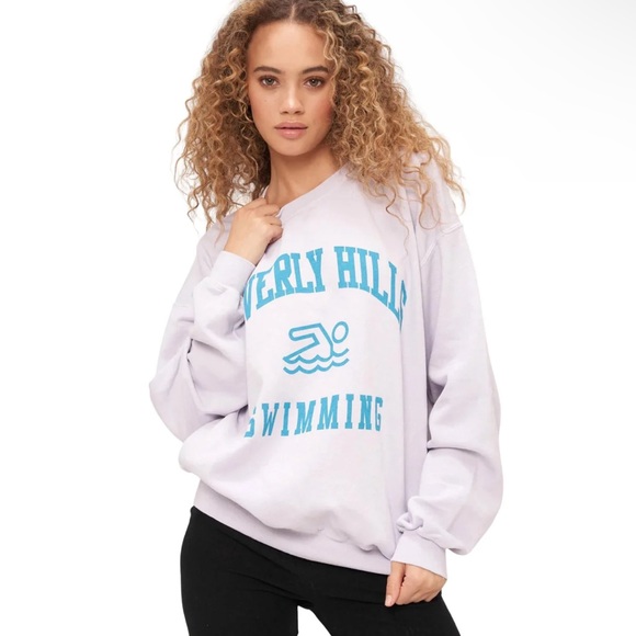 PST Beverly Hills Swimming Sweatshirt - Picture 1 of 5